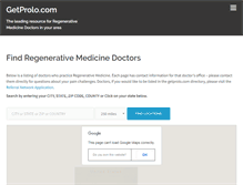 Tablet Screenshot of getprolo.com